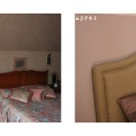 Chambre principale : Avant/après